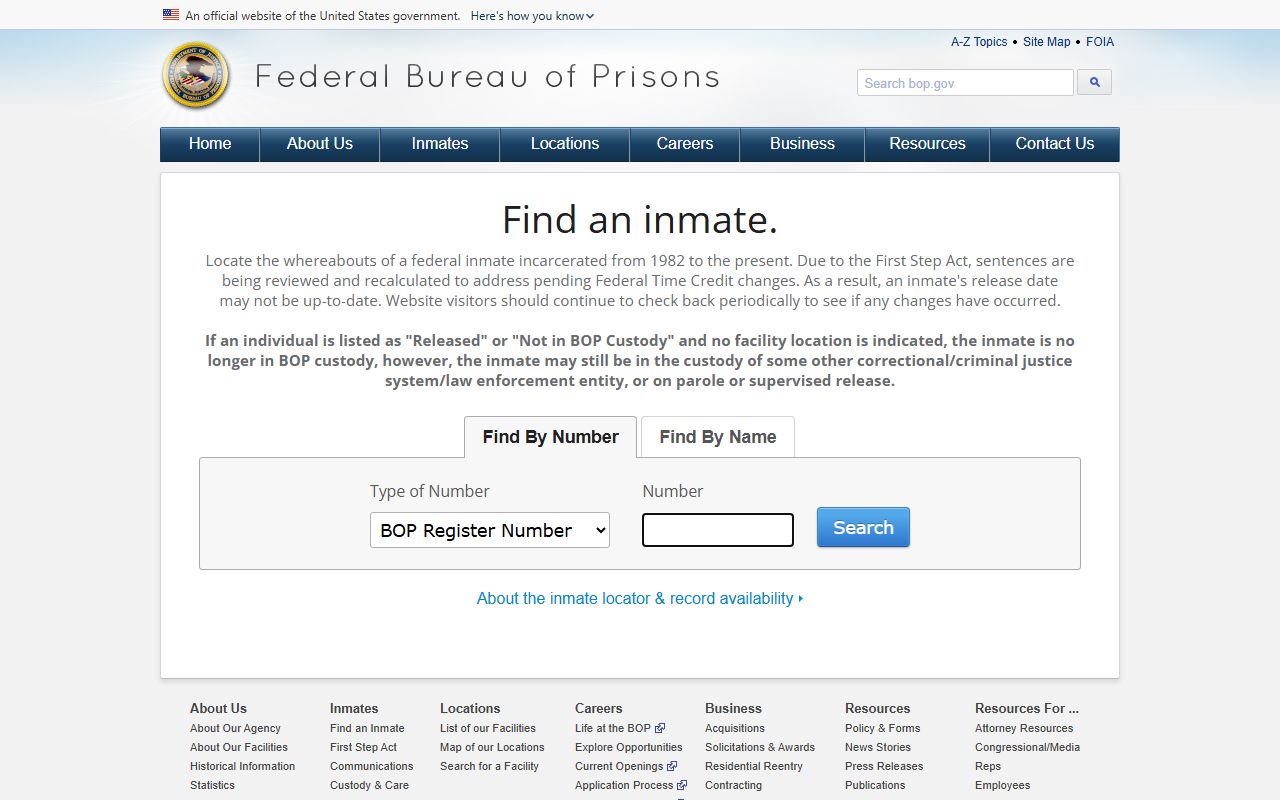 San Diego County inmate population BOP inmate locator